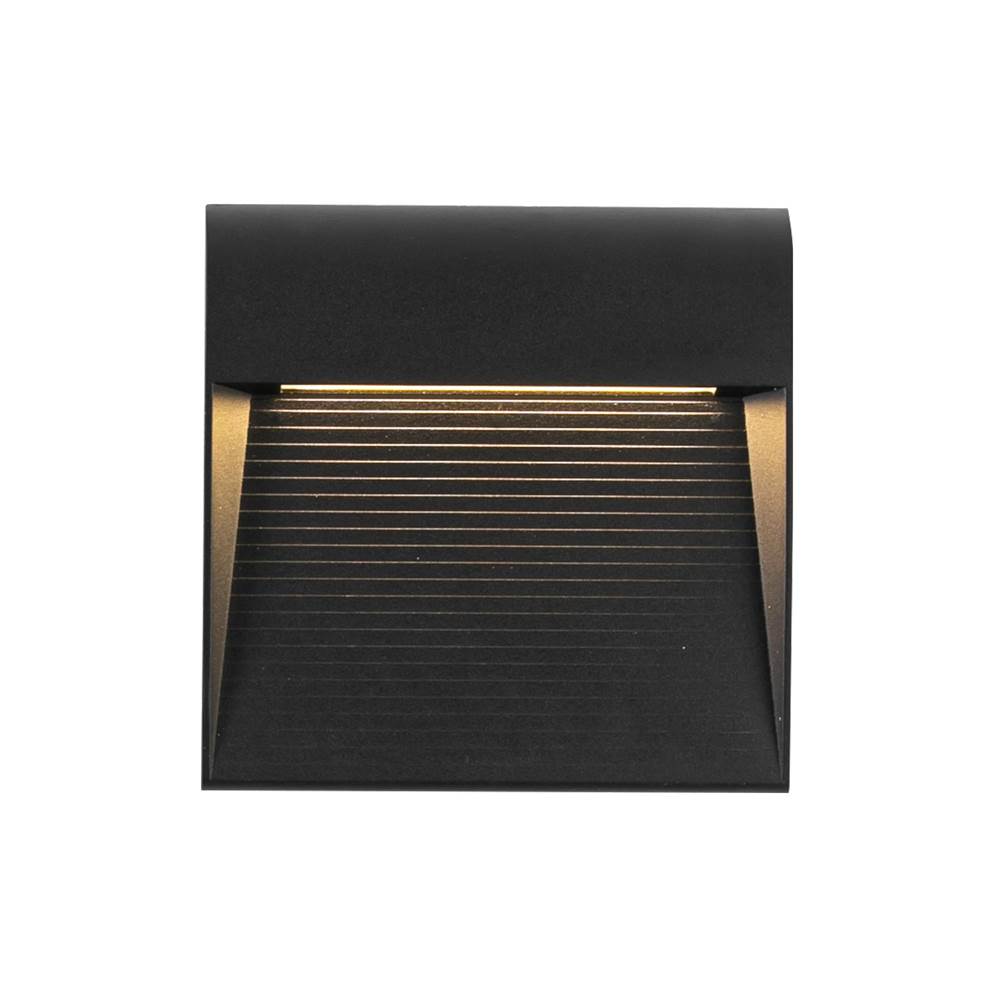 Kuzco EW27907-BK Black Casa 7-in Black Led Exterior Wall Sconce Image 1