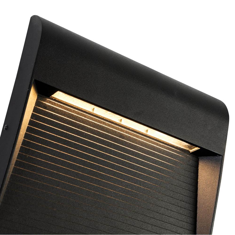 Kuzco EW27907-BK Black Casa 7-in Black Led Exterior Wall Sconce Image 3