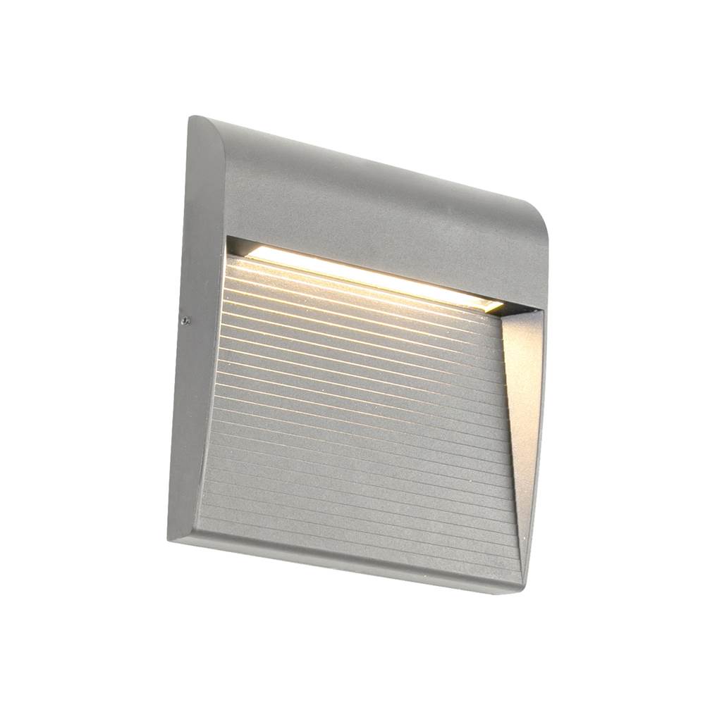 Kuzco EW27907-GY Grey Casa 7-in Grey Led Exterior Wall Sconce Image 4