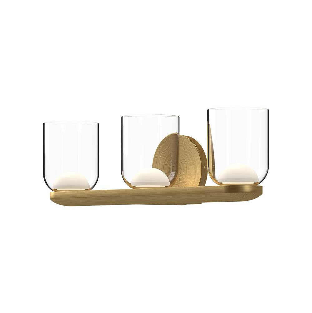 Kuzco VL52520-BG/CL Brushed Gold,Clear Cedar 20-in Brushed Gold/clear Led Vanity Image 1
