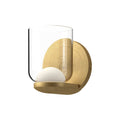 Kuzco WS52505-BG/CL Brushed Gold,Clear Cedar 4-in Brushed Gold/clear Led Wall Sconce Image 1