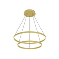 Kuzco CH87832-BG-UNV-010 Brushed Gold Cerchio 32-in Brushed Gold Led Chandeliers Image 1