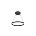 Kuzco Cerchio 18-in Black Led Pendant