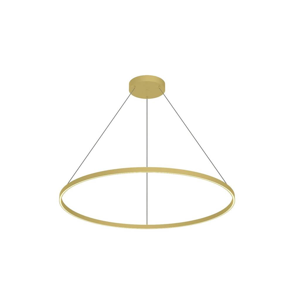 Kuzco PD87148-BG-UNV-010 Brushed Gold Cerchio 48-in Brushed Gold Led Pendant Image 1