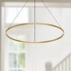 Kuzco Cerchio 48-in Brushed Gold Led Pendant