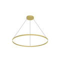 Kuzco Cerchio 48-in Brushed Gold Led Pendant