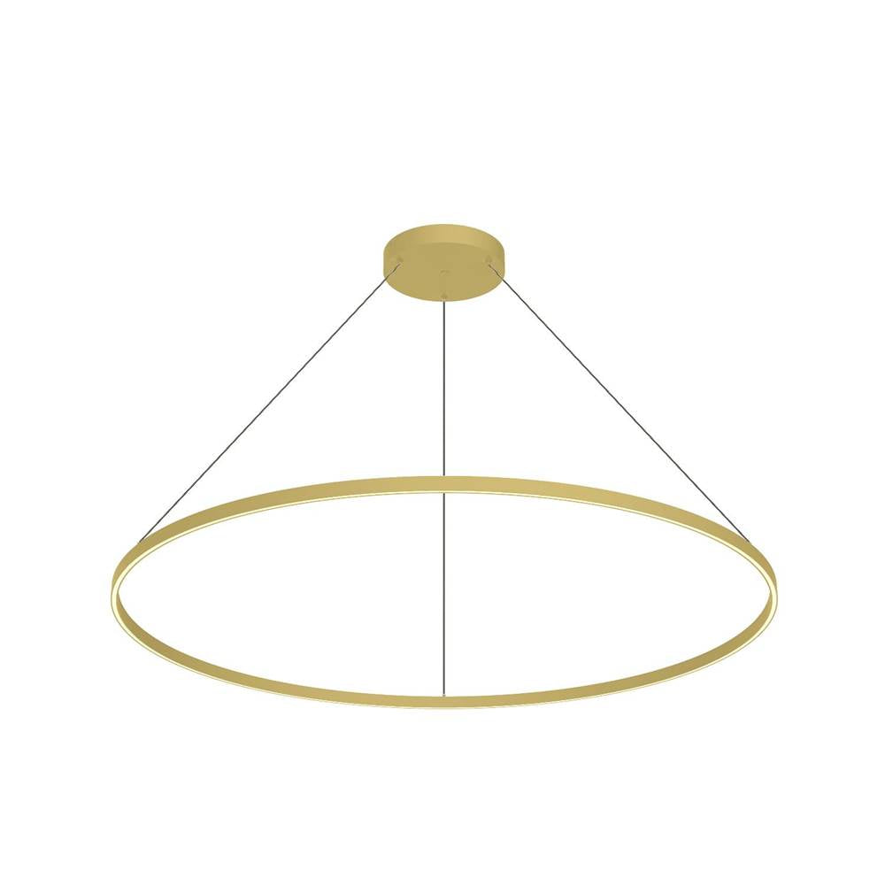Kuzco PD87160-BG-UNV-010 Brushed Gold Cerchio 60-in Brushed Gold Led Pendant Image 1