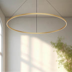 Kuzco Cerchio 60-in Brushed Gold Led Pendant