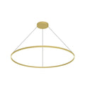 Kuzco Cerchio 60-in Brushed Gold Led Pendant