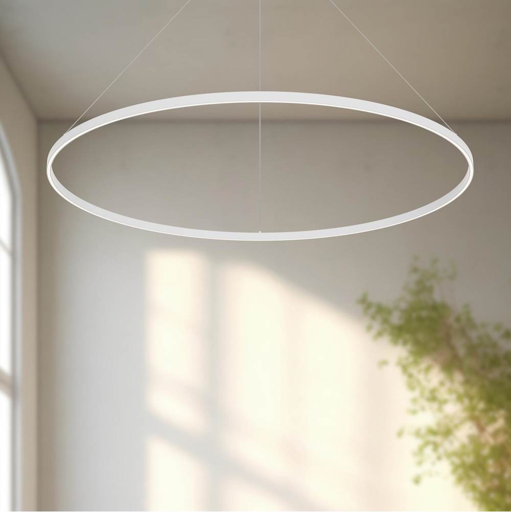 Kuzco Cerchio 60-in Brushed Gold Led Pendant
