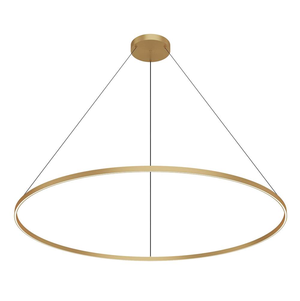 Kuzco Cerchio 72-in Brushed Gold Led Pendant