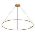 Kuzco Cerchio 72-in Brushed Gold Led Pendant