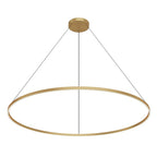 Kuzco Cerchio 72-in Brushed Gold Led Pendant