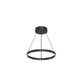 Kuzco PD87718-BK-UNV-010 Black Cerchio 18-in Black Led Pendant Image 1