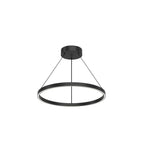 Kuzco PD87724-BK-UNV-010 Black Cerchio 24-in Black Led Pendant Image 1