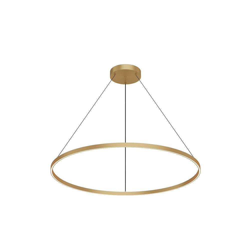 Kuzco PD87748-BG-UNV-010 Brushed Gold Cerchio 48-in Brushed Gold Led Pendant Image 1