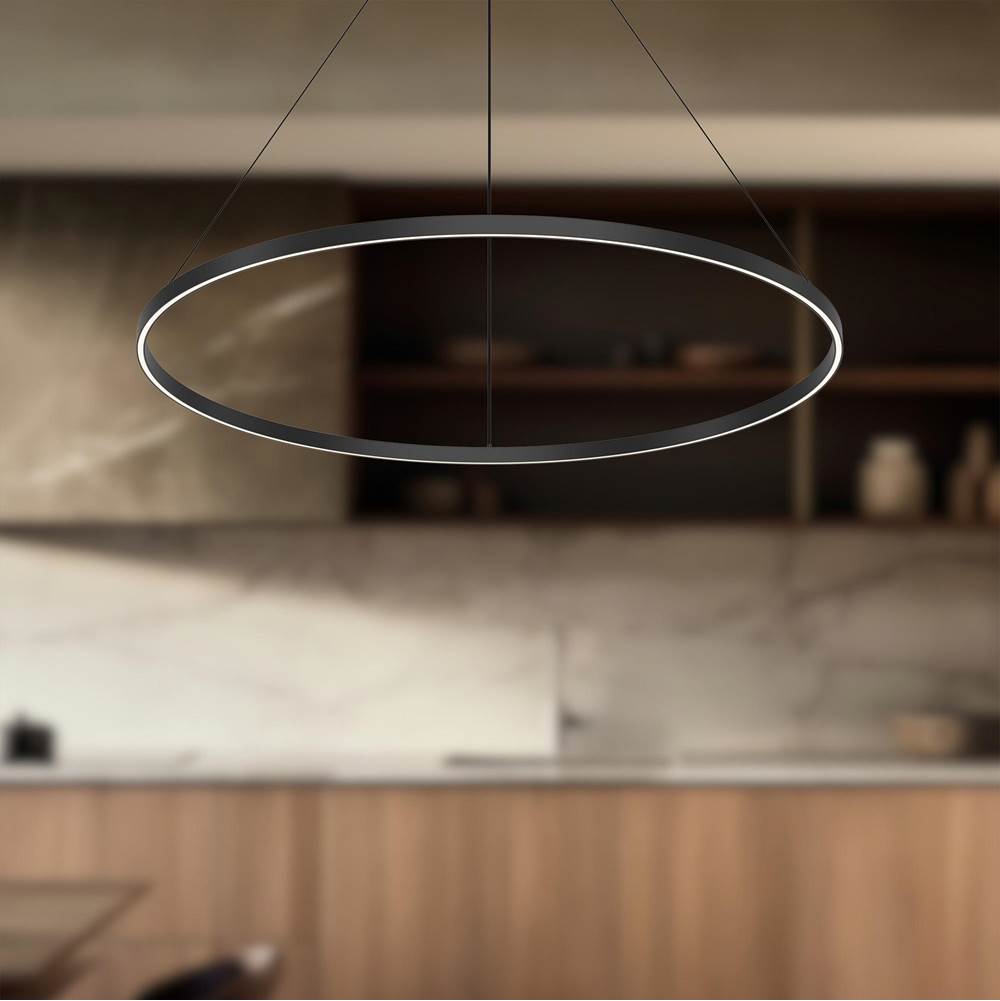 Kuzco Cerchio 48-in Brushed Gold Led Pendant