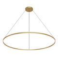 Kuzco PD87772-BG-UNV-010 Brushed Gold Cerchio 72-in Brushed Gold Led Pendant Image 1
