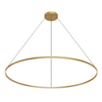 Kuzco PD87772-BG-UNV-010 Brushed Gold Cerchio 72-in Brushed Gold Led Pendant Image 1