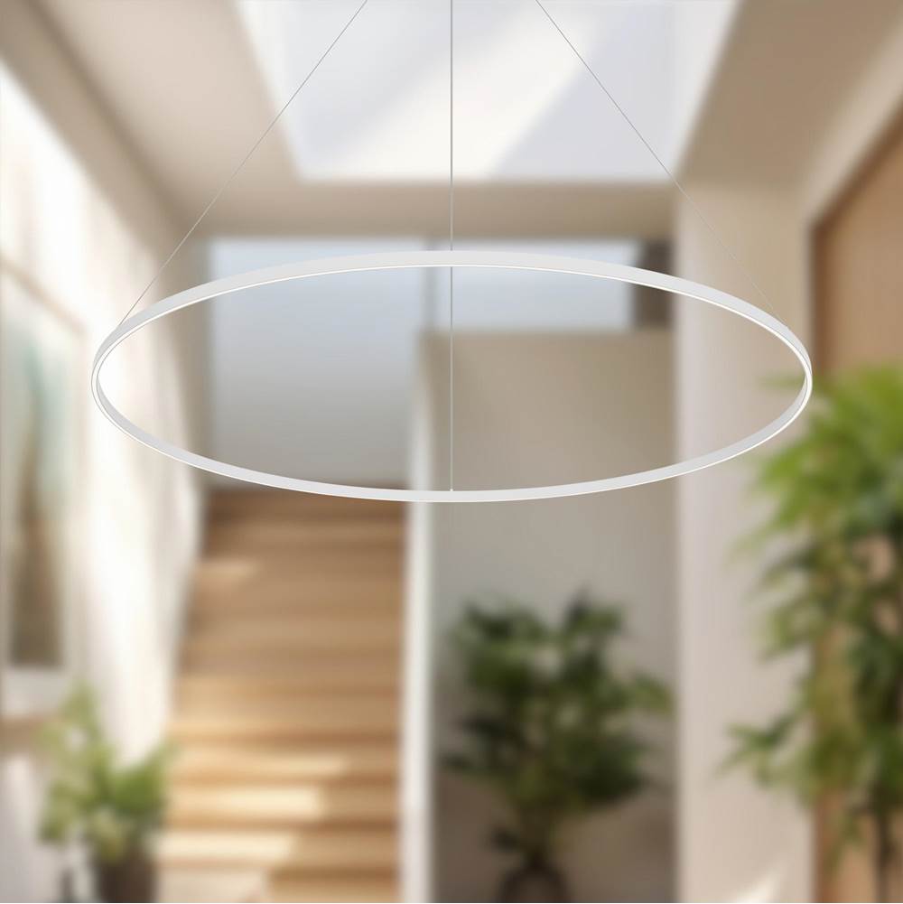 Kuzco Cerchio 72-in Brushed Gold Led Pendant