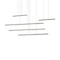 Kuzco MP14960-BK-UNV-010 Black Chute Motion 60-in Black Led Multi Pendant Image 1