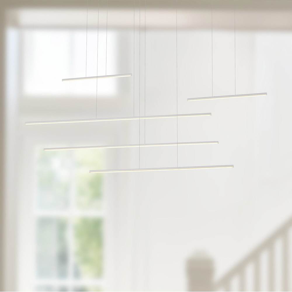 Kuzco Chute Motion Chute Motion 60-in Black Led Multi Pendant