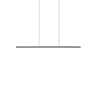 Kuzco LP14935-BK-UNV Black Chute 35-in Black Led Linear Pendant Image 1