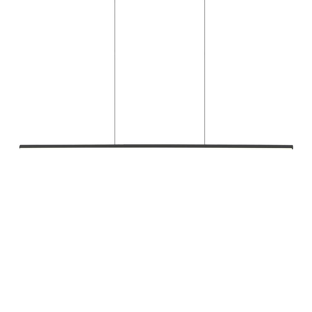 Kuzco Chute 47-in Black Led Linear Pendant