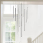 Kuzco Chute 16 Head Black Led Multi Pendant