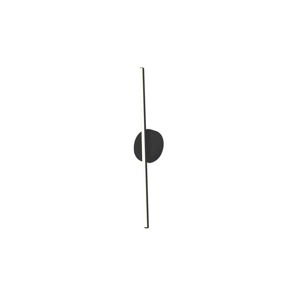 Kuzco WS14923-BK-UNV Black Chute 23-in Black Led Wall Sconce Image 1
