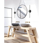 Kuzco Chute 35-in Black Led Wall Sconce