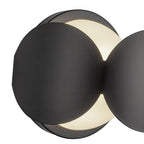 Kuzco WS59810-BK/OP Black,Opal Glass Ciel 10-in Black/opal Glass Socket Wall Sconce Image 2