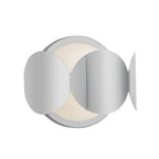 Kuzco Ciel 10-in Brushed Gold/opal Glass Socket Wall Sconce