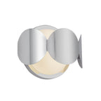 Kuzco WS59810-CH/OP Chrome,Opal Glass Ciel 10-in Chrome/opal Glass Socket Wall Sconce Image 3