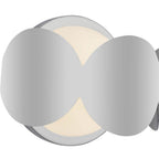 Kuzco WS59810-CH/OP Chrome,Opal Glass Ciel 10-in Chrome/opal Glass Socket Wall Sconce Image 2