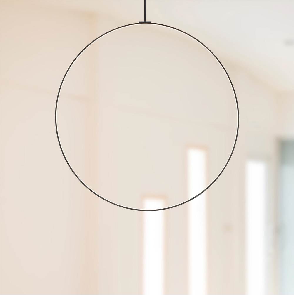 Kuzco Cirque 72-in Black Led Pendant