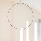 Kuzco Cirque 72-in Black Led Pendant