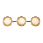 Kuzco VL77923-BG/OP Brushed Gold,Opal Glass Cleo 23-in Brushed Gold/opal Glass Led Vanity Light Image 1