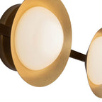 Kuzco VL77923-BG/OP Brushed Gold,Opal Glass Cleo 23-in Brushed Gold/opal Glass Led Vanity Light Image 3