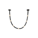 Kuzco PD39307-BK/OP-UNV-RT Black,Opal Glass Corda 7-ft Black/opal Glass Led Pendant Image 1