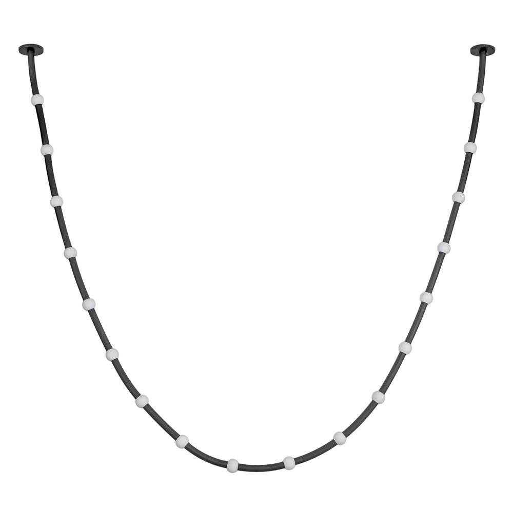 Kuzco Corda 17-ft Black/opal Glass Led Pendant
