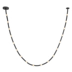 Kuzco PD39317-BK/OP-UNV-010 Black,Opal Glass Corda 17-ft Black/opal Glass Led Pendant Image 1