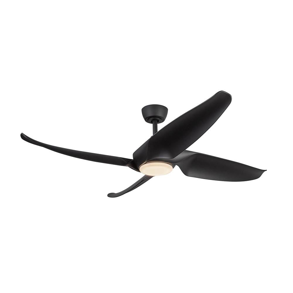 Kuzco CF90955-MB Matte Black Coronado 56-in Matte Black Led Ceiling Fan Image 8