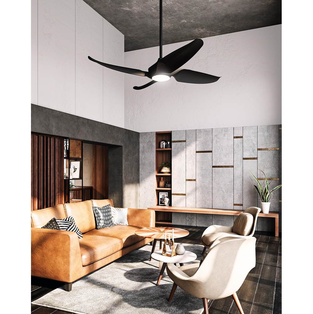 Kuzco CF90955-MB Matte Black Coronado 56-in Matte Black Led Ceiling Fan Image 2