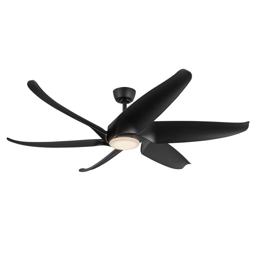 Kuzco CF90960-MB Matte Black Coronado 60-in Matte Black Led Ceiling Fan Image 7