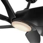 Kuzco CF90960-MB Matte Black Coronado 60-in Matte Black Led Ceiling Fan Image 6