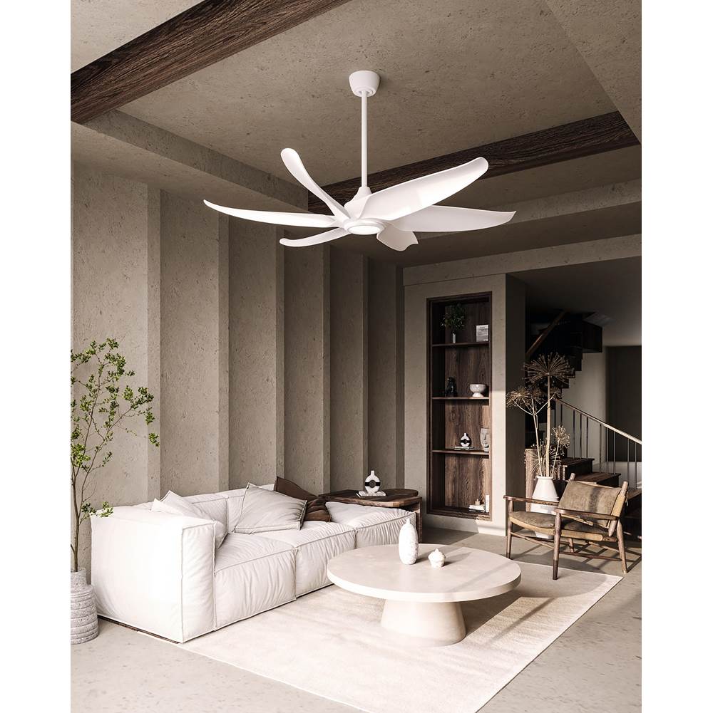 Kuzco CF90960-WH Matte White Coronado 60-in Matte White Led Ceiling Fan Image 2