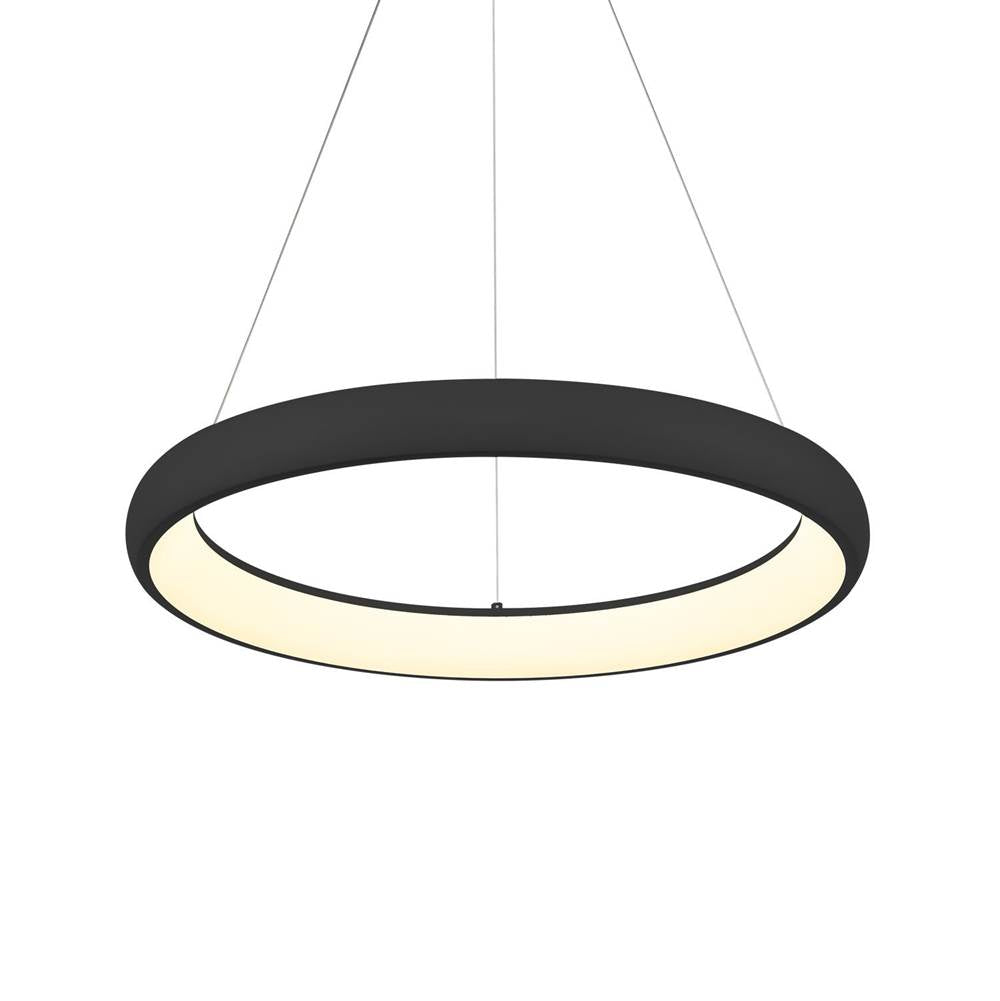 Kuzco PD82724-BK-UNV Black Cortana 24-in Black Led Pendant Image 1