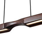 Kuzco LP21647-WT-UNV Walnut Dakota 42-in Walnut Led Linear Pendant Image 5