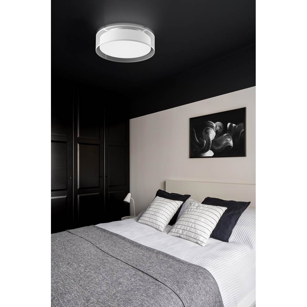 Kuzco Dalton 16-in Beige Led Flush Mount